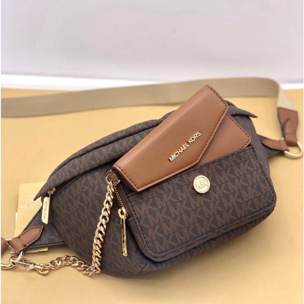 Michael Kors Maisie Large 2 in 1 Waist Pack Belt Bag Crossbody